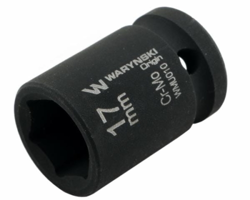 Nasadka udarowa sześciokątna 1/2". 17 mm. CrMo. DIN 3129. Waryński-69362