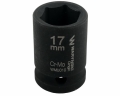 Nasadka udarowa sześciokątna 1/2". 17 mm. CrMo. DIN 3129. Waryński-69365
