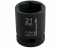 Nasadka udarowa sześciokątna 1/2". 21 mm. CrMo. DIN 3129. Waryński-69378