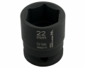 Nasadka udarowa sześciokątna 1/2". 22 mm. CrMo. DIN 3129. Waryński-69183