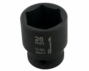 Nasadka udarowa sześciokątna 1/2". 26 mm. CrMo. DIN 3129. Waryński