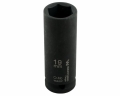 Nasadka udarowa sześciokątna długa 1/2". 19 mm. CrMo. DIN 3129. Waryński-69267