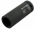 Nasadka udarowa sześciokątna długa 1/2". 20 mm. CrMo. DIN 3129. Waryński-69268