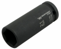 Nasadka udarowa sześciokątna długa 1/2". 21 mm. CrMo. DIN 3129. Waryński-69273