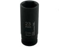 Nasadka udarowa sześciokątna długa 1/2". 23 mm. CrMo. DIN 3129. Waryński-69280
