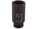 Nasadka udarowa sześciokątna długa 1/2" 27 mm. CrMo. DIN 3129. Waryński-69296