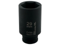 Nasadka udarowa sześciokątna długa 1/2". 29 mm. CrMo. DIN 3129. Waryński-69301