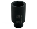 Nasadka udarowa sześciokątna długa 1/2". 30 mm. CrMo. DIN 3129. Waryński-69302