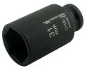 Nasadka udarowa sześciokątna długa 1/2". 31 mm. CrMo. DIN 3129. Waryński-69306