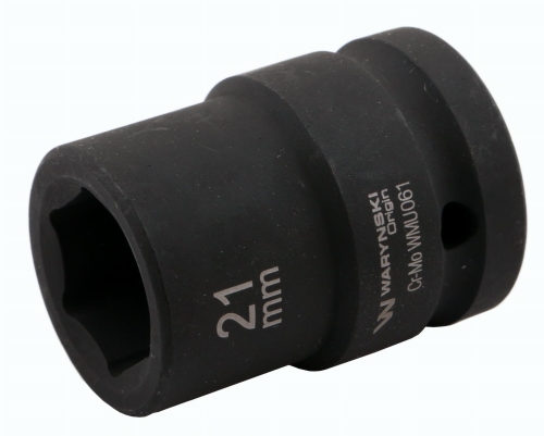 Nasadka udarowa sześciokątna 3/4". 21 mm. CrMo. DIN 3129. Waryński-69716