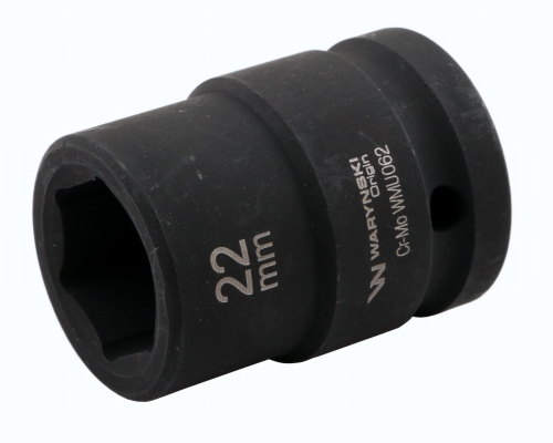 Nasadka udarowa sześciokątna 3/4". 22 mm. CrMo. DIN 3129. Waryński-69719