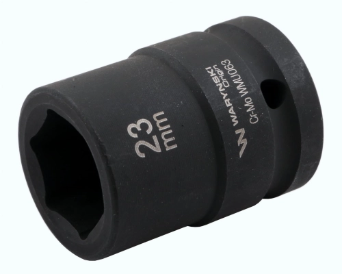 Nasadka udarowa sześciokątna 3/4". 23 mm. CrMo. DIN 3129. Waryński-69725