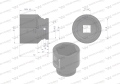 Nasadka udarowa sześciokątna 3/4". 51 mm. CrMo. DIN 3129. Waryński-69822