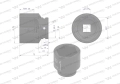 Nasadka udarowa sześciokątna 3/4". 53 mm. CrMo. DIN 3129. Waryński-69828