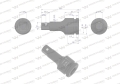 Przedłużka do nasadek udarowych 3/4". 100mm. CrMo. Waryński-69863
