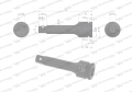 Przedłużka do nasadek udarowych 3/4". 150mm. CrMo. Waryński-69866