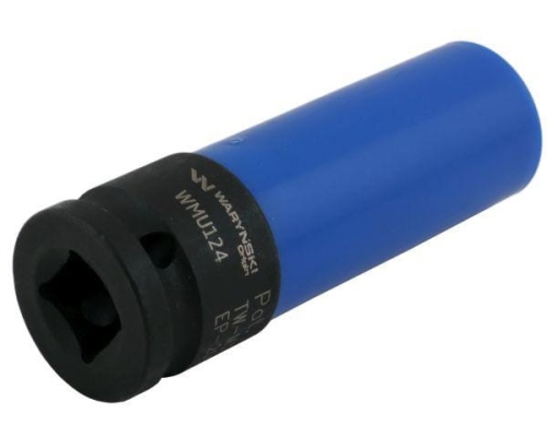 Nasadka udarowa 1/2 z magnesem do felg aluminiowych. 17mm. Waryński-70444