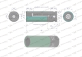 Nasadka udarowa 1/2 z magnesem do felg aluminiowych. 19mm. Waryński-70449