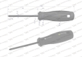 Wkrętak PZ1. 80 mm. stal SVCM. Waryński-68764