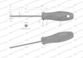 Wkrętak T10. 80 mm. stal SVCM. Waryński-68773