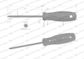Wkrętak T15. 100 mm. stal SVCM. Waryński-68776