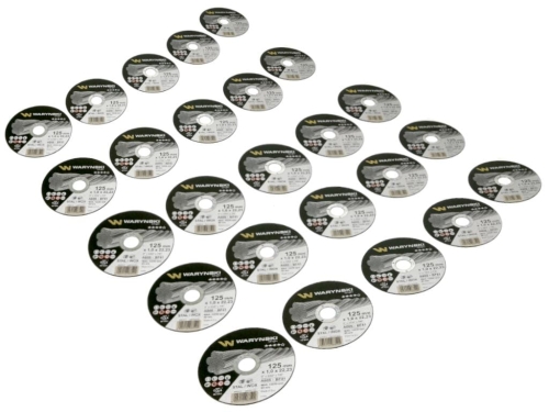 Tarcza do cięcia metalu 125 x1.0 x22.23 mm wielopak Waryński (sprzedawane po 25 szt)-80411