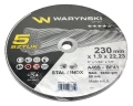 Tarcza do cięcia metalu 230 x1.9 x22.23 mm Waryński (sprzedawane po 5 szt w op 5 szt)-80150