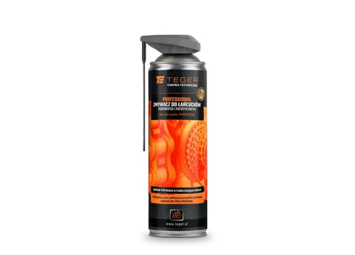 Zmywacz do łańcuchów rowerowych i motocyklowych PROFESSIONAL z aplikatorem EVO, 500ml, Teger-122323