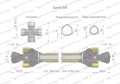 Wał, przegubowo-teleskopowy 1860-2700mm 830Nm CE 2020 seria 6R, Waryński-123207
