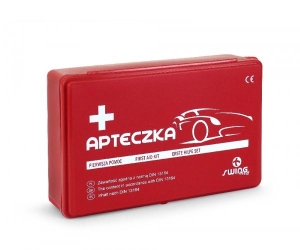 Apteczka samochodowa plus ustnik 250x160x80mm