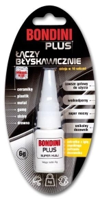 Klej cyjanoakrylowy Bondini Plus 6g