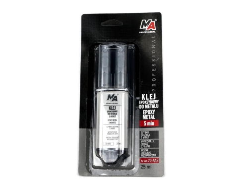 Klej Epoksydowy do Metalu 5 Minut - Strzykawka 25ml MA PROFESSIONAL-89856