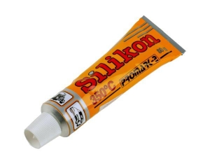Silikon uszczelniająco-klejący 350 C 80 ml Czarny