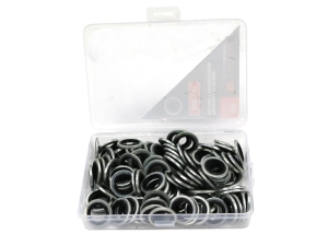 Podkładka metalowo gumowa z prowadzeniem BSP 1/4" TEGER ( sprzedawane po 100 )