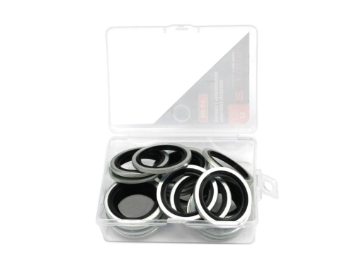 Podkładka metalowo gumowa z prowadzeniem BSP 3/4" TEGER ( sprzedawane po 20 )-122209
