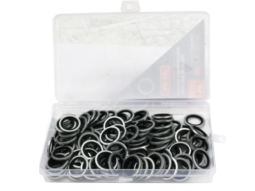 Podkładka metalowo gumowa z prowadzeniem BSP 3/8" TEGER (sprzedawane po 100 )-122211