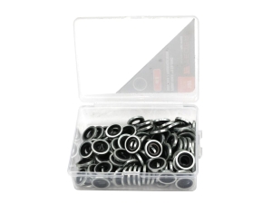 Podkładka metalowo gumowa z prowadzeniem M8 TEGER ( sprzedawane po 100 )