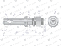 Sworzeń z gwintem T-SG22502240140 fi 22/50 mm M22x1.5/40 mm  140 mm TEGER-123029