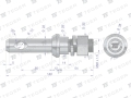 Sworzeń z gwintem T-SG22502240140.1 fi 22/50 mm M22x1.5/40 mm  140 mm TEGER-123030