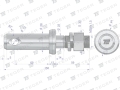 Sworzeń z gwintem T-SG28602245150 fi 28/60 mm M22x1.5/45 mm  150 mm TEGER-123033