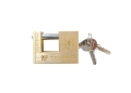 Kłódka antywłamaniowa - mosiężna / trzpieniowa 60mm - 3 klucze / TEGER-96917