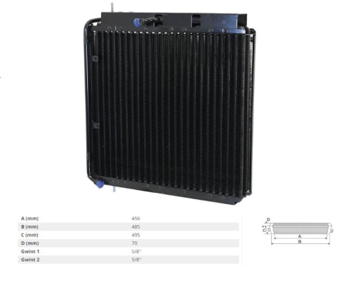 SKRAPLACZ KLIMATYZACJI 001492334 (DEUTZ AGROTRON 150 , L 710 , 720 , 730 , M 600 , 610 , 615 , 620 , 625 , MK2 120, HURLIMANN , LAMBORGHINI , SAME