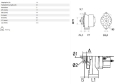 ALTERNATOR MASSEY FERGUSON 275, 285, 285, 290, 298, 265, 2620, 2625, 2640, 2645, 2675, 2680, 2685, 2720, 2745 1699881M93
