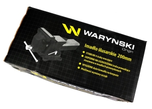 Imadło ślusarskie przemysłowe z żeliwa sferoidalnego obrotowe 200 mm Waryński