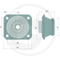 PODUSZKA KABINY FENDT FAVORIT 102S , 103 , 103LS , 104LS , 104LSA , 105 , 105LS 105LSA , 105S , 105SA , 106LS , 106LSA , 106S , 106SA , 108LS , 108LSA , 108S , 108SA , 611LS , 611LSA , 611S , 611SA, 275.500.200.140 , 275500200140