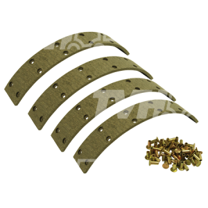 ZESTAW OKŁADZIN HAMULCOWYCH MASSEY FERGUSON 133, 135, 140, 148, 152, 155, 158, 165, 168, 175, 178, 185, 188, 1080, 230, 235, 240, 245, 250, 255 (1851062M91, 1851063M91, 3620600M91)