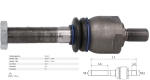 PRZEGUB OSIOWY MASSEY CASE CS100, CS110, CS120, CS130, CS150, CVX1135, CVX1145, CVX1155, CVX1170, CVX1190, CVX120, CVX130, CVX150, CVX170 11359760, 11988157, 133743613, 33743613, 350878, 3541413M1, 700545A1