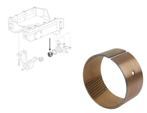 TULEJA ZAWIESZENIA MOSTU Ø 105 X 110 X 55.4 MM MASSEY FERGUSON 3095, 3120, 6170, 6180, 6270, 6280, 3712152M1