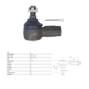 KOŃCÓWKA DRĄŻKA CASE 433, 533, 633, 733, 1046, 1246, 946, 654, 724, 824 3141531R91