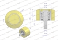 Rolka podporowa, PU 95x61x16,5, zastosowanie 60200052, 252096 Grimme, Waryński-124344
